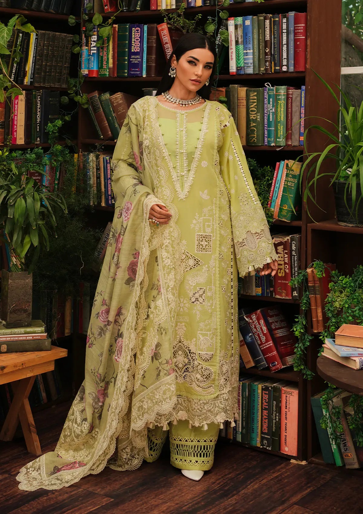 Another front image of beautifull Ambrosia from KAHF's "LUXURY LAWN" 2024 Collection.