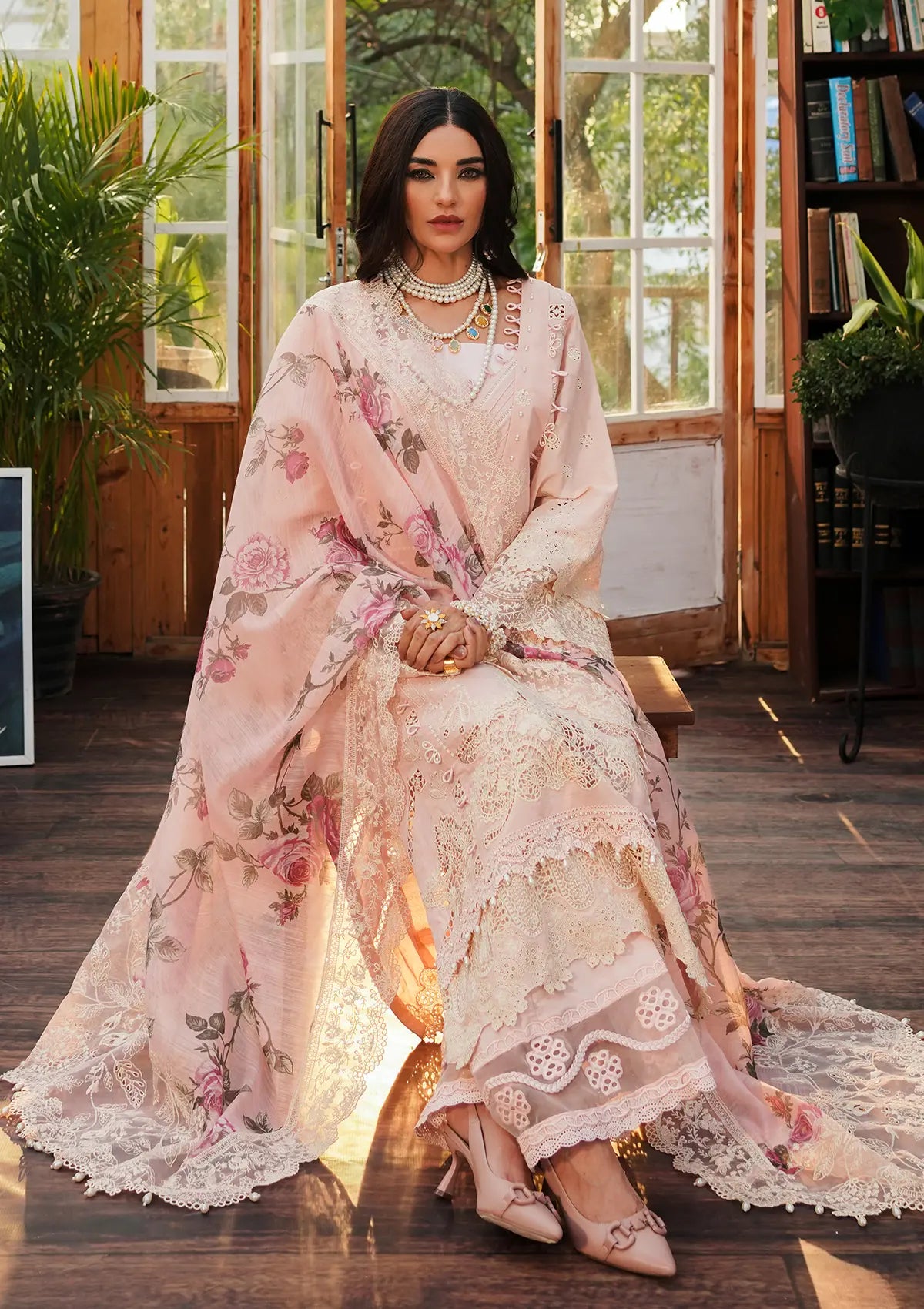 Another front image of beautifull Coralyn from KAHF's "LUXURY LAWN" 2024 Collection.