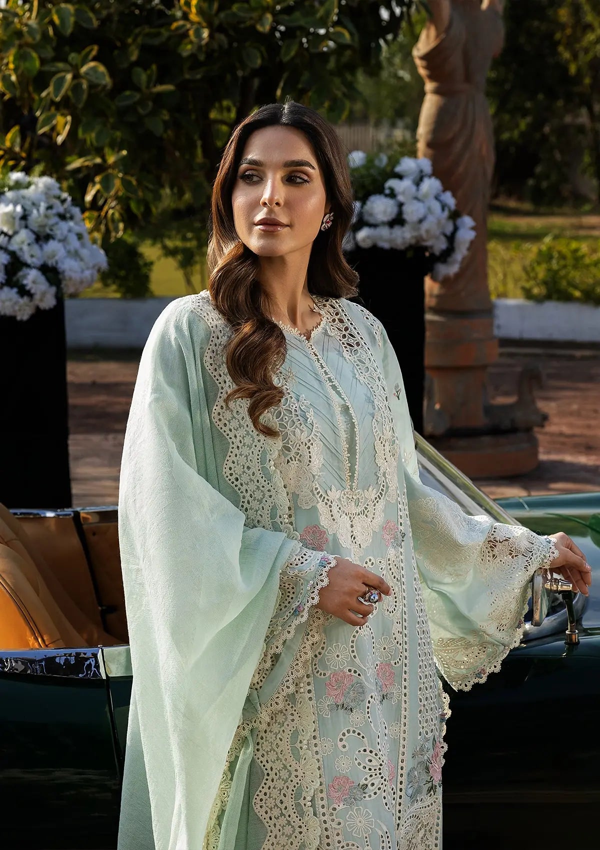 Radiant Embroidered Lawn Front Centre Panel.