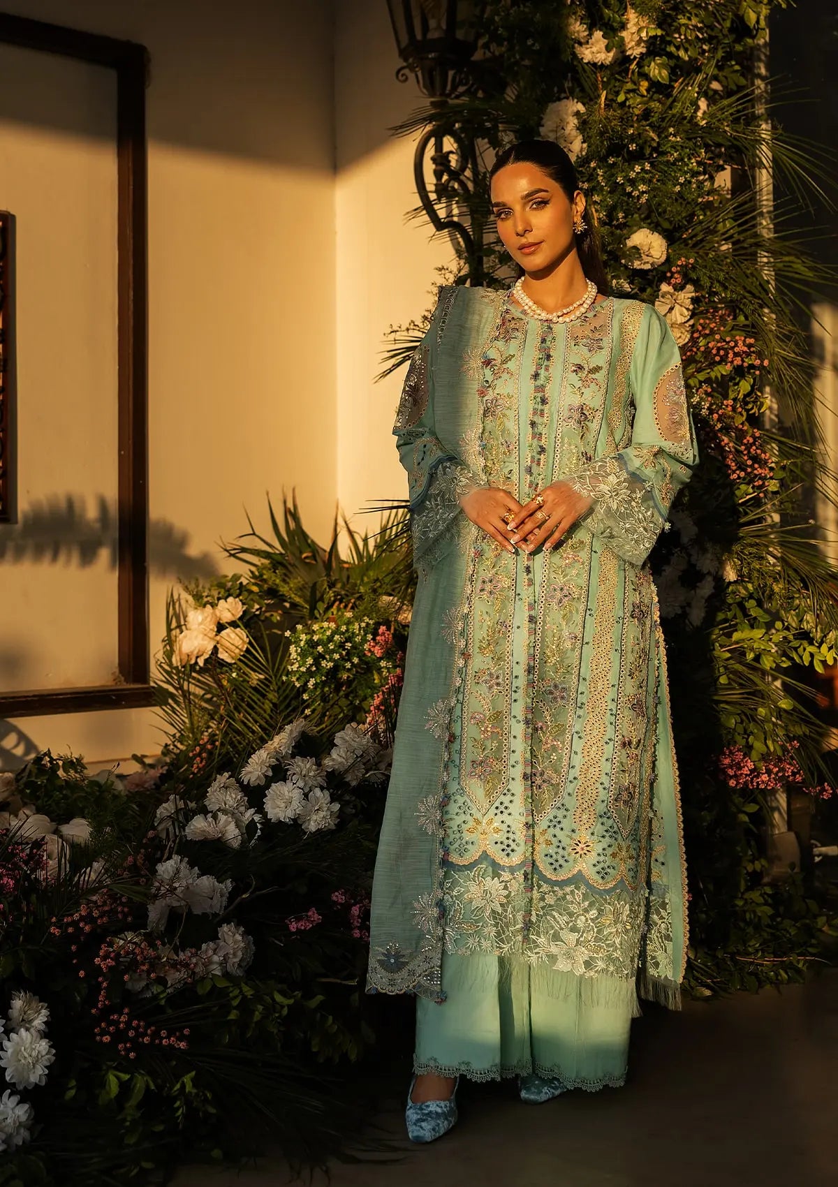 Elegent dress Elva from KAHF LUXURY LAWN COLLECTION 2025