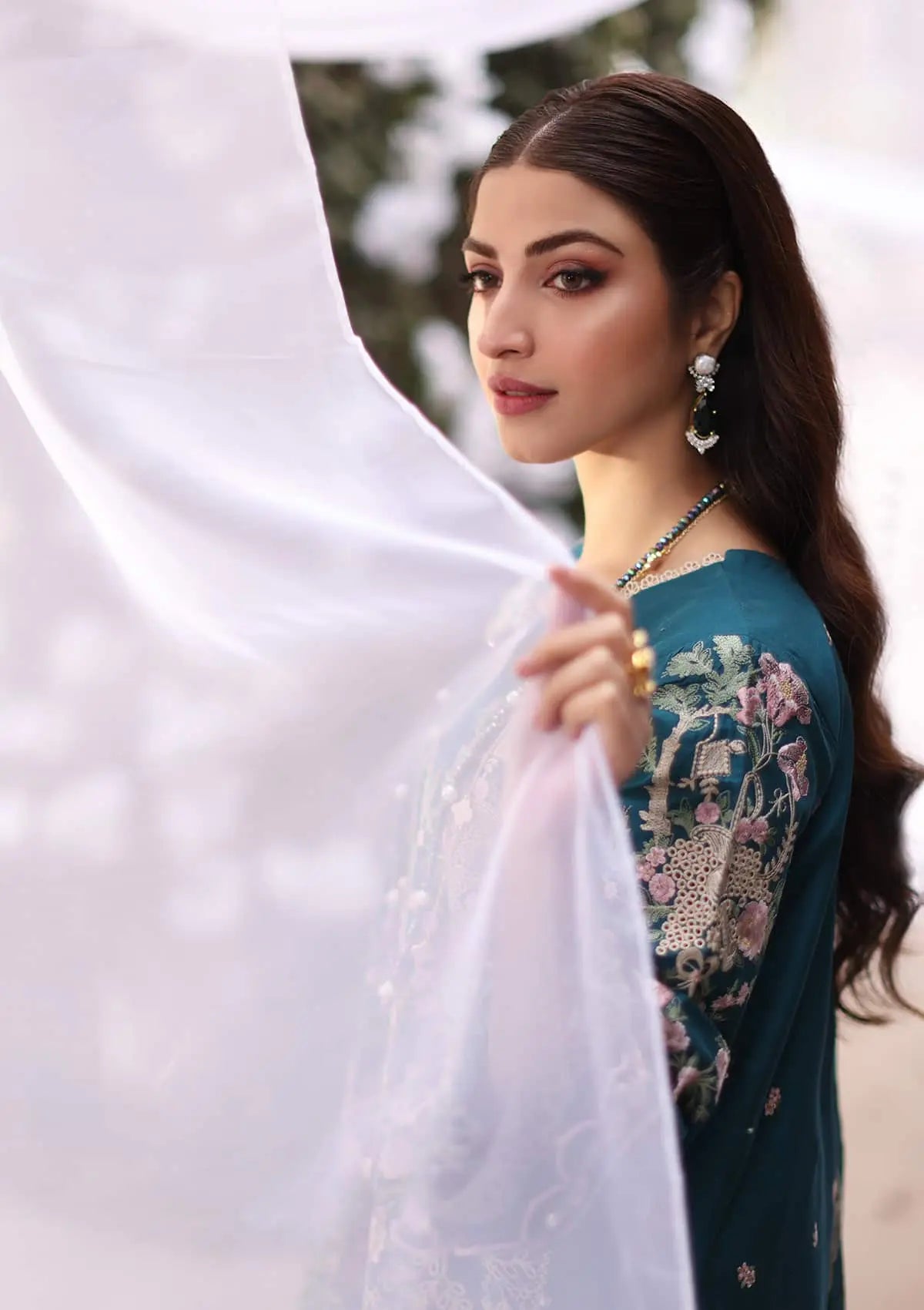 Another image of beautifull BANO from KAHF's "Festive Lawn" 2024 Collection.