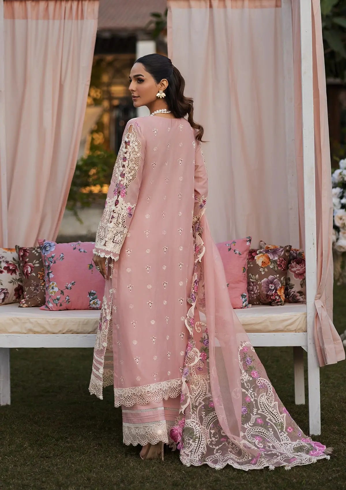 Elegent dress Bellerose from KAHF LUXURY LAWN COLLECTION 2025
