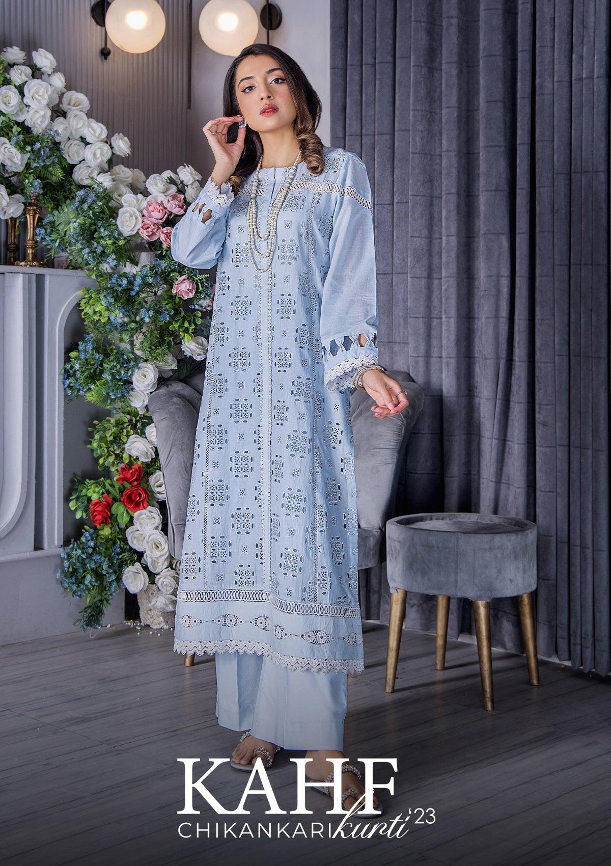 KAHF CHIKANKARI KURTI 2023 - Kahf Premium