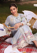 Another front image of beautifull FIRUZE from KAHF's "Festive Lawn" 2024 Collection.