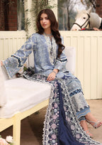 Elegent dress KINZA from KAHF's"Festive Lawn" 2024 Collection.