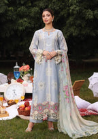 Elegent dress FIRUZE from KAHF's"Festive Lawn" 2024 Collection.