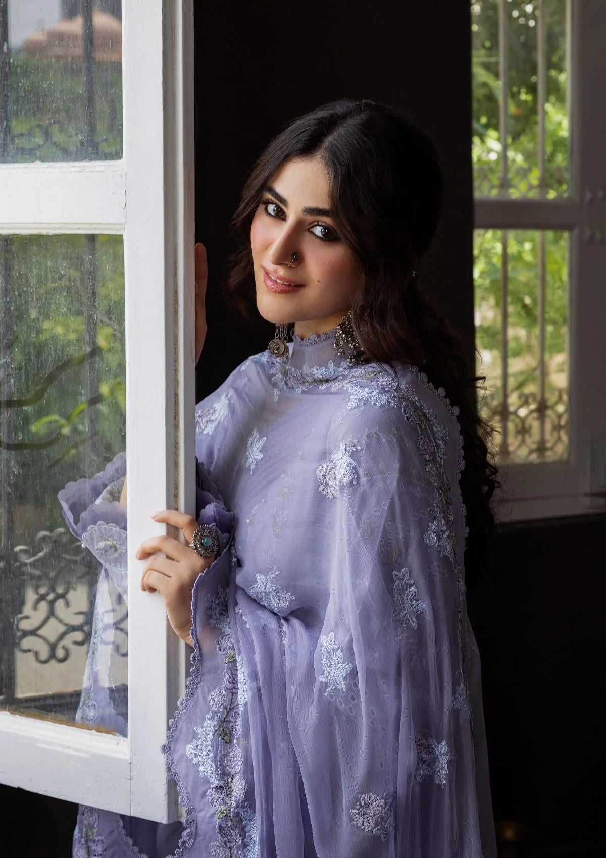 beautifull Embroidered Chiffon Dupatta in soft and gorgeous color. 