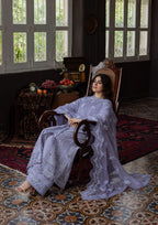 perfect dress for winters in karandi stuff. 