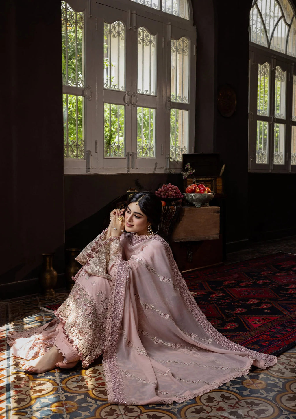 Elegant dress ROSABELLE FROM KAHF KARANDI 2025 COLLECTION. 