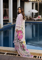 Beautiful floral Digital Printed Chiffon Dupatta.