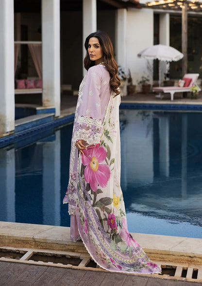 Beautiful floral Digital Printed Chiffon Dupatta.
