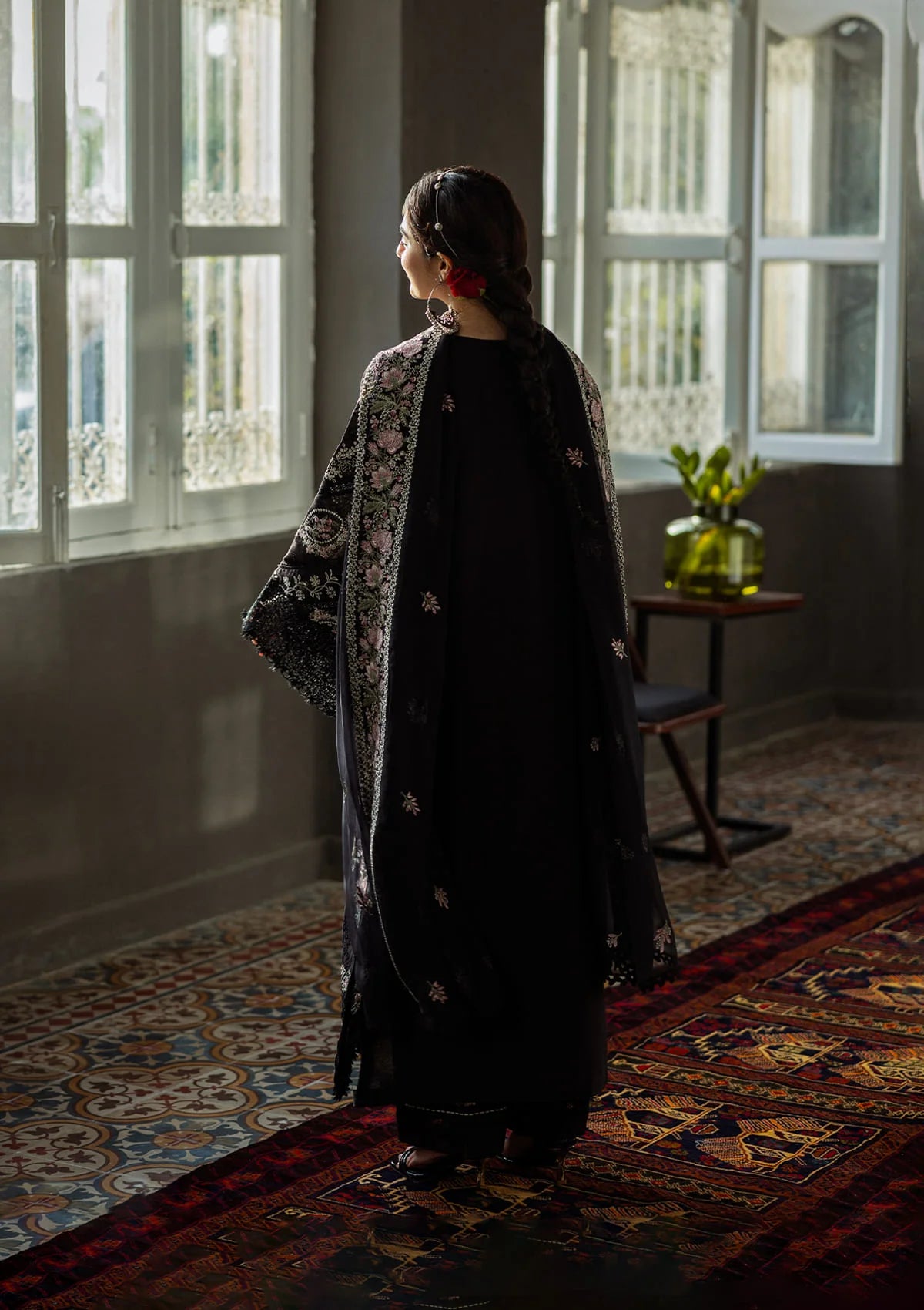 LIARA wearing this beautiful dress FROM KAHF KARANDI 2025 .