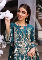 closeup image of BANO Solid Dyed Lawn Front Side Panel from KAHF's Festive Lawn collection 2024.