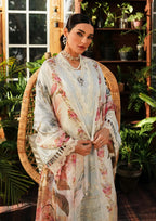 Elegent dress Heaven from KAHF's"LUXURY LAWN" 2024 Collection.