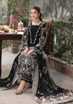 Another front image of beautifull NOOR from KAHF's "Festive lawn" 2024 Collection.