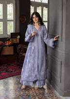 WISTERIA Embroidered Chiffon Dupatta IN gorgeous color. 