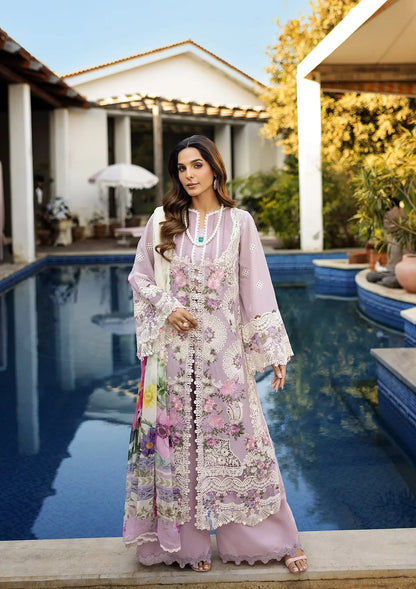 Elegent dress Bloom from KAHF LUXURY LAWN COLLECTION 2025.