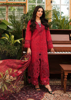 Elegent dress Valentino from KAHF's"LUXURY LAWN" 2024 Collection.