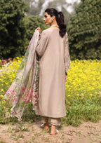 HEER wearing this beautiful dress from KAHF's Festive Lawn collection 2024.
