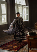 LIARA- Embroidered Organza Front Daman Border.