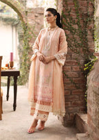 Elegent dress MAAHRU from KAHF's"Festive Lawn" 2024 Collection.