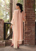 MAAHRU wearing this beautiful dress from KAHF's Festive Lawn collection 2024.