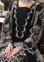 NOOR Embroidered Lawn Front Side Panel from KAHF's "Festive lawn" 2024 Collection.